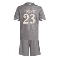 Echipament fotbal Real Madrid Ferland Mendy #23 Tricou Treilea 2024-25 pentru copii maneca scurta (+ Pantaloni scurti)